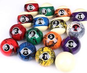 img 3 attached to 🎱 CUPPA Complete Set of 16 Professional Pool Balls/Billiard Balls for Pool Tables - Enhance Your Game with Quality