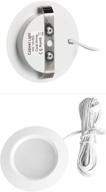 2pcs/lots dimmable led puck/under cabinet light: recessed 3w dc 12v, pure white or warm white логотип