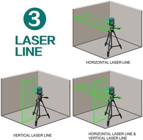 img 3 attached to 🔋 Перезаряжаемый горизонтально-вертикальный грин лазер со самовыравнивающимся лучом