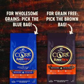 img 1 attached to 🐶 Wellness CORE RawRev Grain Free Dry Dog Food with Deboned Turkey & Turkey Meal Kibble, Freeze Dried Turkey, High Protein Recipe, Natural & Healthy, Made in USA, No Fillers, Adult Formula for All Breeds