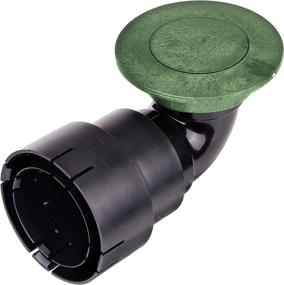 img 2 attached to Efficient NDS 430 Pop-Up Drainage Emitter: 3 in. & 4 in. Pipes, with Elbow and Adapter - Green Plastic