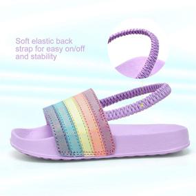 img 2 attached to Comfortable and Stylish Toddler Sandals: Okilol Boys' Shoes for Fun in the Summer