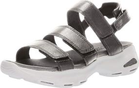 img 4 attached to 👡 Stay comfortable and stylish with Skechers Women's D'Lites Ultra-Fab Life Sandals