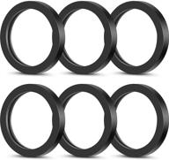 🔧 6 pack of gas can spout gaskets - replacement rubber rings for fuel washer seals and spout gasket sealing rings - compatible with most gas can spouts logo