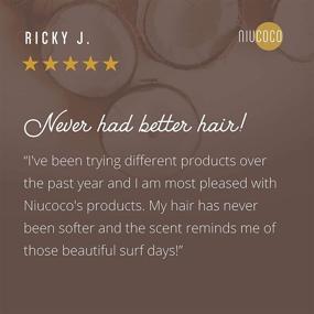 img 2 attached to 🥥 NIUCOCO Organic Coconut Oil Dry Shampoo - 100% Natural, Non-Toxic, Showerless Solution for Dandruff Relief