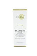 🥥 niucoco organic coconut oil dry shampoo - 100% natural, non-toxic, showerless solution for dandruff relief logo