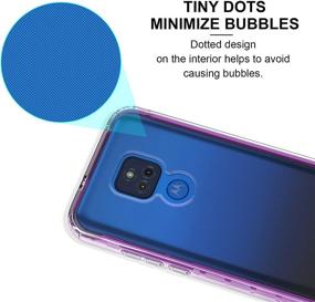 img 2 attached to 📱 Shockproof Purple JXVM Case for Motorola Moto G Play 2021 with Built-in Screen Protector