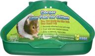 🐾 ware manufacturing corner litter pan for critters, assorted colors - compact and convenient 6.5" x 4.5" x 3" litter box for small pets logo