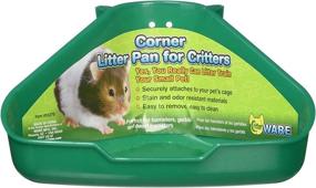 img 1 attached to 🐾 Ware Manufacturing Corner Litter Pan for Critters, Assorted Colors - Compact and Convenient 6.5" X 4.5" X 3" Litter Box for Small Pets