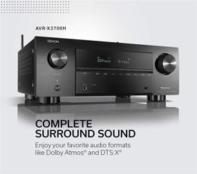 img 1 attached to 🔊 Denon AVR-X3700H 8K Ultra HD 9.2 Channel (105W X 9) AV Receiver 2020 Model - 3D Audio & Video with IMAX Enhanced, Optimized for Gaming, Music Streaming, Alexa + HEOS