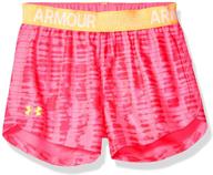 детские шорты under armour girls little для девочек логотип