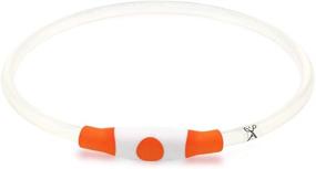 img 1 attached to 🐶 BSEEN LED Dog Collar - USB Rechargeable & Glow-in-the-Dark for Night Safety - Fashionable Light-up Collar for Small, Medium, & Large Dogs (Orange)