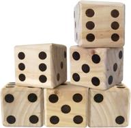 🎲 wooden large dice game by easygoproducts logo