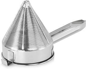 img 2 attached to 🍲 New Star Foodservice 34219 7-Inch Fine Mesh Stainless Steel China Cap Strainer - High Quality Kitchen Tool for Straining Meats, Vegetables, and More!