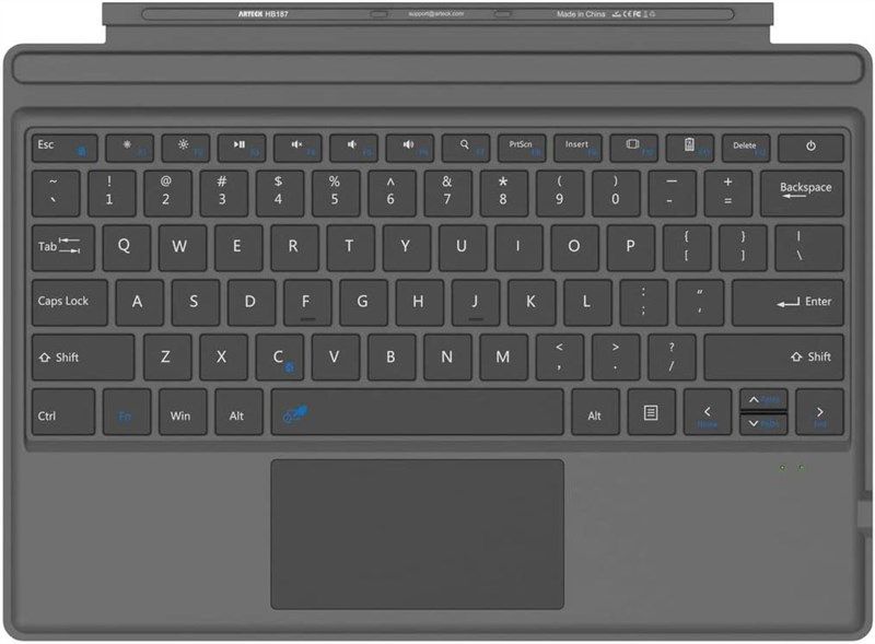 arteck microsoft ultra slim bluetooth rechargeable tablet accessories 로고