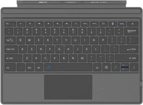 img 4 attached to 🔋 Arteck Ultra-Slim Portable Bluetooth Wireless Keyboard with Touchpad and Rechargeable Battery - Designed for Microsoft Surface Pro
