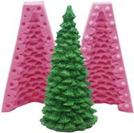 🎄 versatile 3d christmas tree silicone candle mold for diy decorating & crafting - perfect for candle making, soap molding, and cake decorating logo