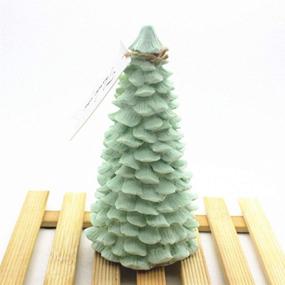 img 1 attached to 🎄 Versatile 3D Christmas Tree Silicone Candle Mold for DIY Decorating & Crafting - Perfect for Candle Making, Soap Molding, and Cake Decorating