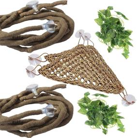 img 4 attached to 🦎 Versatile Tank Decor: PINVNBY Bearded Dragon Accessories for Reptiles, Hermit Crabs, and More!