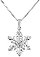 infinite memories snowflake sterling necklace logo