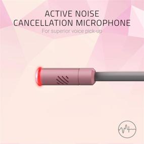 img 1 attached to 🐱 Razer Kraken Kitty - Gaming Headset (Pink/Quartz) with Cat Ear Design, RGB Chroma Lighting, Active Noise Reduction Microphone, THX Spatial Audio, Ear Cup Controls
