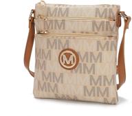 mkf crossbody bag women adjustable women's handbags & wallets and crossbody bags logo