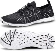 🏃 lightweight unisex water sports athletic walking shoes for women logo