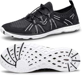 img 4 attached to 🏃 Lightweight Unisex Water Sports Athletic Walking Shoes for Women