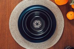 img 1 attached to 🍽️ Exquisite Ukonic Mandalorian 8 Piece Stoneware Dinnerware: Elevate Your Dining Experience!