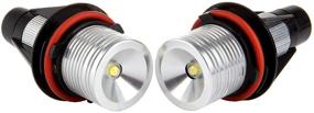 img 2 attached to 🚗✨ Enhance Your Vehicle's Style with Ricoy 2x 5W E39 LED Angel Eye Halo Ring Marker Side Lights - Pack of 2