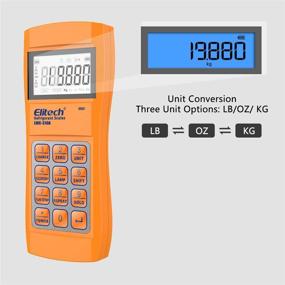 img 1 attached to 📶 Optimized Elitech Wireless Refrigerant Scale LMC-310A | Freon Scale for HVAC Charging Valve | 330lbs/150kgs Capacity