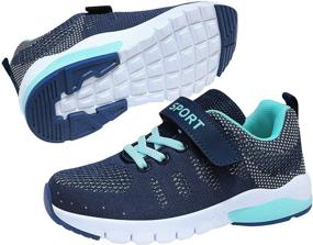 img 1 attached to High-quality MAYZERO Kids Tennis Shoes: Breathable Athletic Sneakers for Boys and Girls