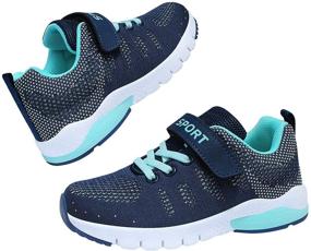 img 3 attached to High-quality MAYZERO Kids Tennis Shoes: Breathable Athletic Sneakers for Boys and Girls
