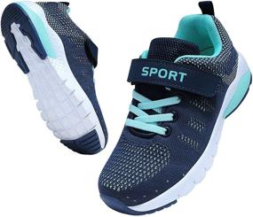 img 2 attached to High-quality MAYZERO Kids Tennis Shoes: Breathable Athletic Sneakers for Boys and Girls