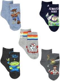 img 4 attached to Disney Toy Story 4 Multi-Pack Socks for Teenagers, Adults, Toddlers, Boys, and Girls