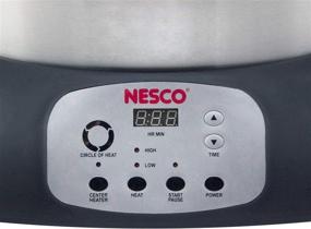 img 3 attached to NESCO ITR-01: Эффективный цифровой инфракрасный вертикальный жаренщик для индейки без масла, 1420 Вт, серебряный