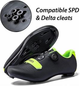img 1 attached to Womens Cycling Peloton Compatible Outdoor Men's Shoes in Athletic