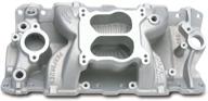 🏎️ edelbrock 2601 performer air-gap aluminum intake manifold: enhanced performance and multi-size compatibility logo