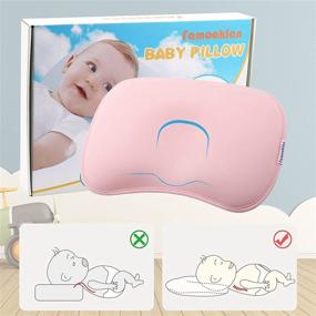 img 2 attached to 💤 AutoTime Baby Pillow - Flat Head Infant Pillow for Sleeping and Head Shaping