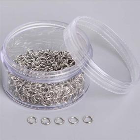 img 1 attached to Hypoallergenic Backings Supplies Findings Accessories Beading & Jewelry Making