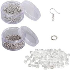 img 4 attached to Hypoallergenic Backings Supplies Findings Accessories Beading & Jewelry Making