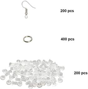 img 3 attached to Hypoallergenic Backings Supplies Findings Accessories Beading & Jewelry Making