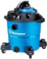 vacmaster vbv1210 12-gallon 5 peak hp shop vacuum with blower attachment - detachable & blue logo