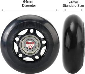 img 3 attached to Yaegoo Inline Wheels Replacement Bearings