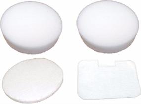 img 1 attached to 🦈 EnviroCare Replacement Allergen Filters for Shark NV22L Navigator Uprights - 4 Piece Foam and Felt Filter Kit