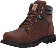 👞 durable carhartt traditional welt steel work boots for reliable protection logo