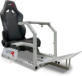 img 4 attached to 🏎️ GTR Simulator - GTA Model: Ultimate Racing Seat & Cockpit Gaming Chair with Gear Shifter Mount