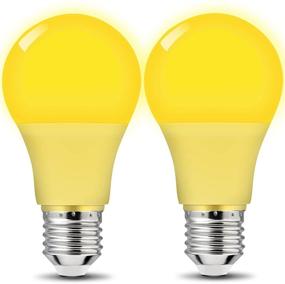 img 4 attached to 🐛 Vibrant LED Yellow Bug Light Bulb - Perfect for Party, Wedding, Halloween, Christmas, Bar Ambiance Decor - A19 Bulb, 5W Equivalent, E26 Base