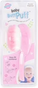 img 4 attached to 🍑 Pink Baby Butt Puff Powder Dispenser: Soft and Effective Diaper Changing Solution