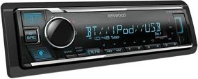 img 3 attached to 🚗 KENWOOD KMM-BT328U Автомобильный стерео с Bluetooth, USB-портом, AM/FM-радио, MP3-плеером, Multi Color LCD, Съемной панелью, Amazon Alexa встроенной, совместим с тюнером SiriusXM.